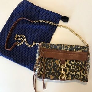 Rebecca Minkoff MAC Leopard Canvas Crossbody Bag